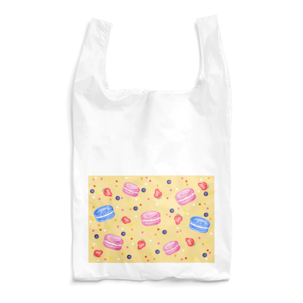 楽師天 痩世帯のマカロンいちご Reusable Bag