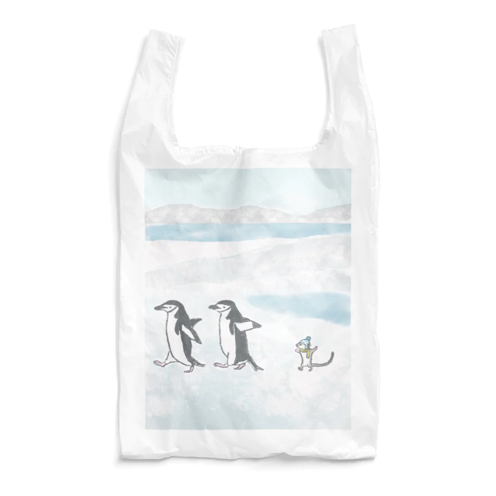 フクロモモンガのジオのフクロモモンガのジオとペンギン Reusable Bag