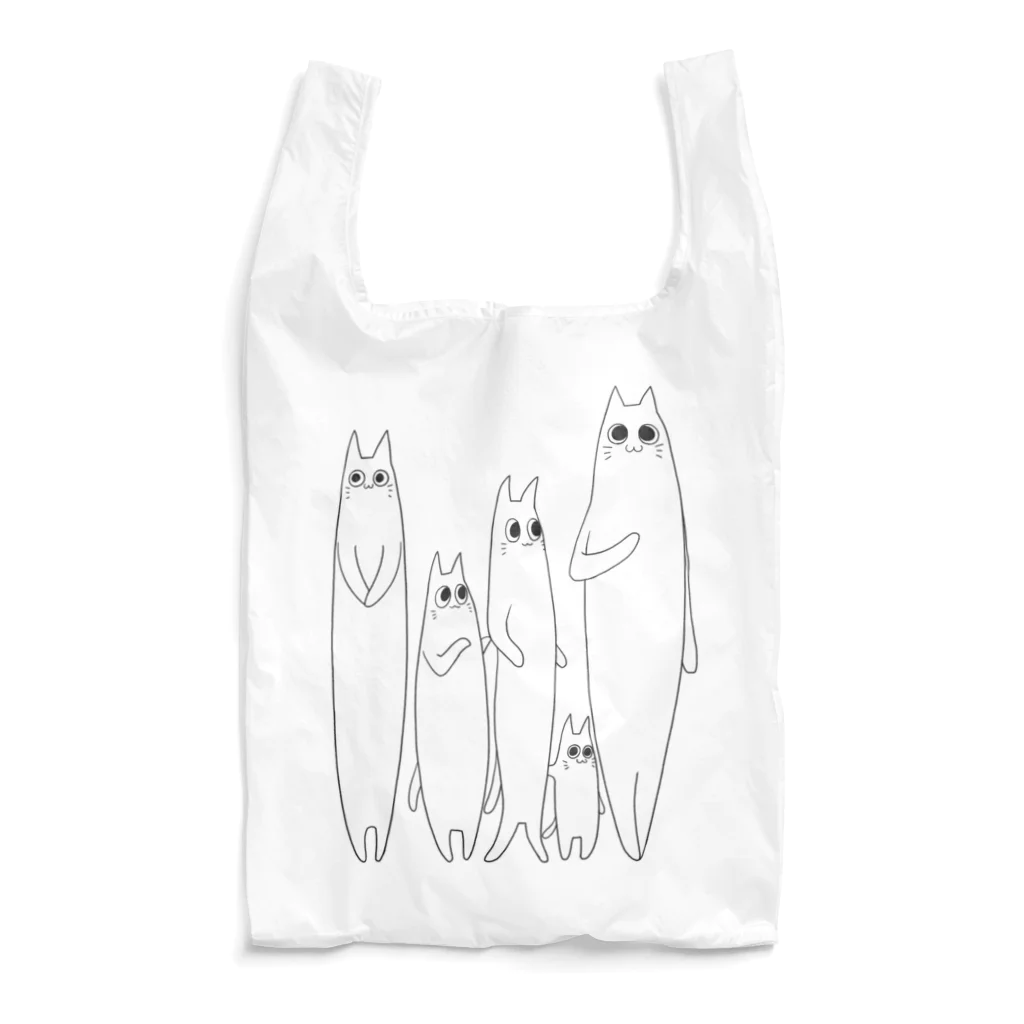 ねむ吉屋のナガメナネコチャンズ Reusable Bag