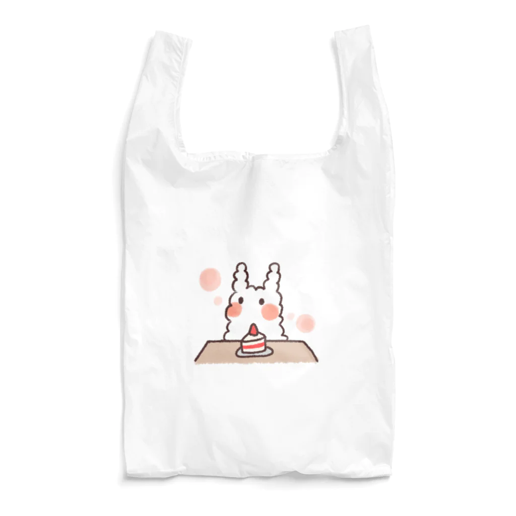 K.momokoのうさぎのウミウシ(ケーキver.) Reusable Bag