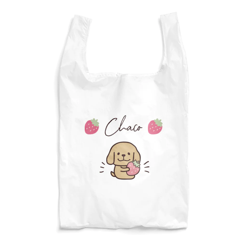 Chaco38のたれ耳のお友達♡いちご Reusable Bag