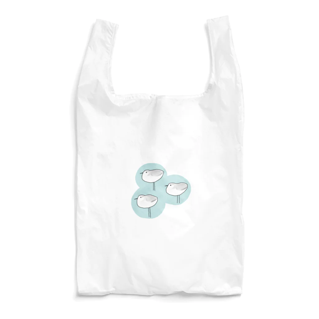 minatoriのミユビシギ（青） Reusable Bag