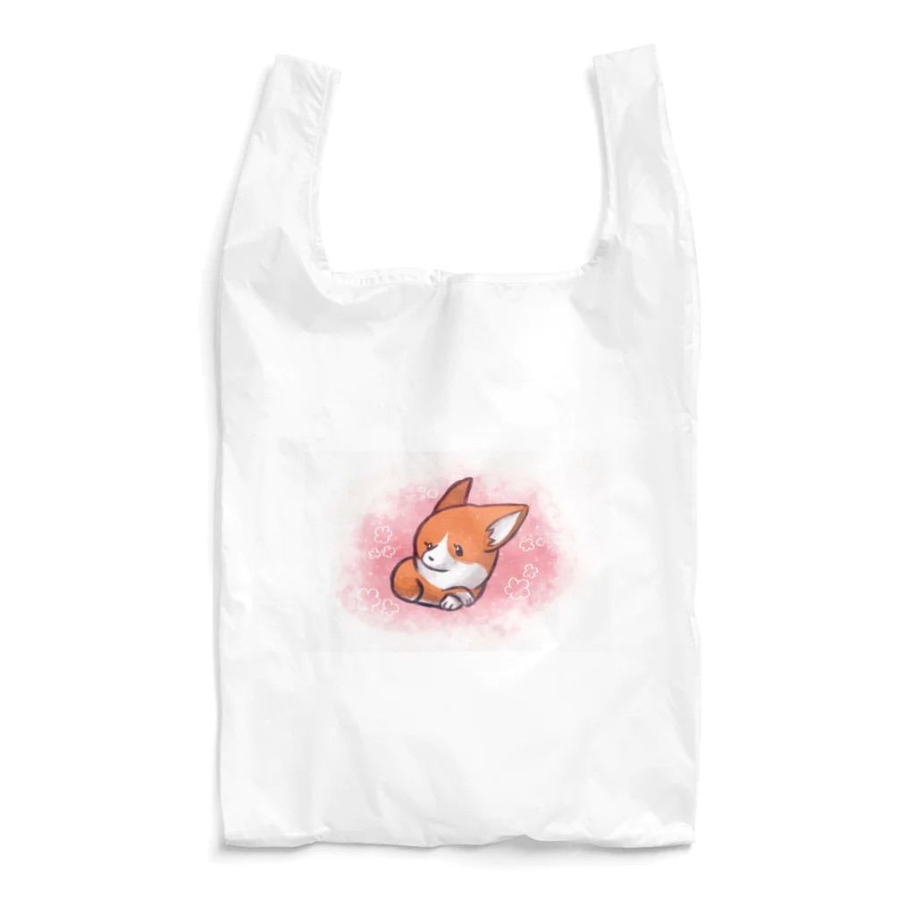 くろねこのふんわりコーギー Reusable Bag