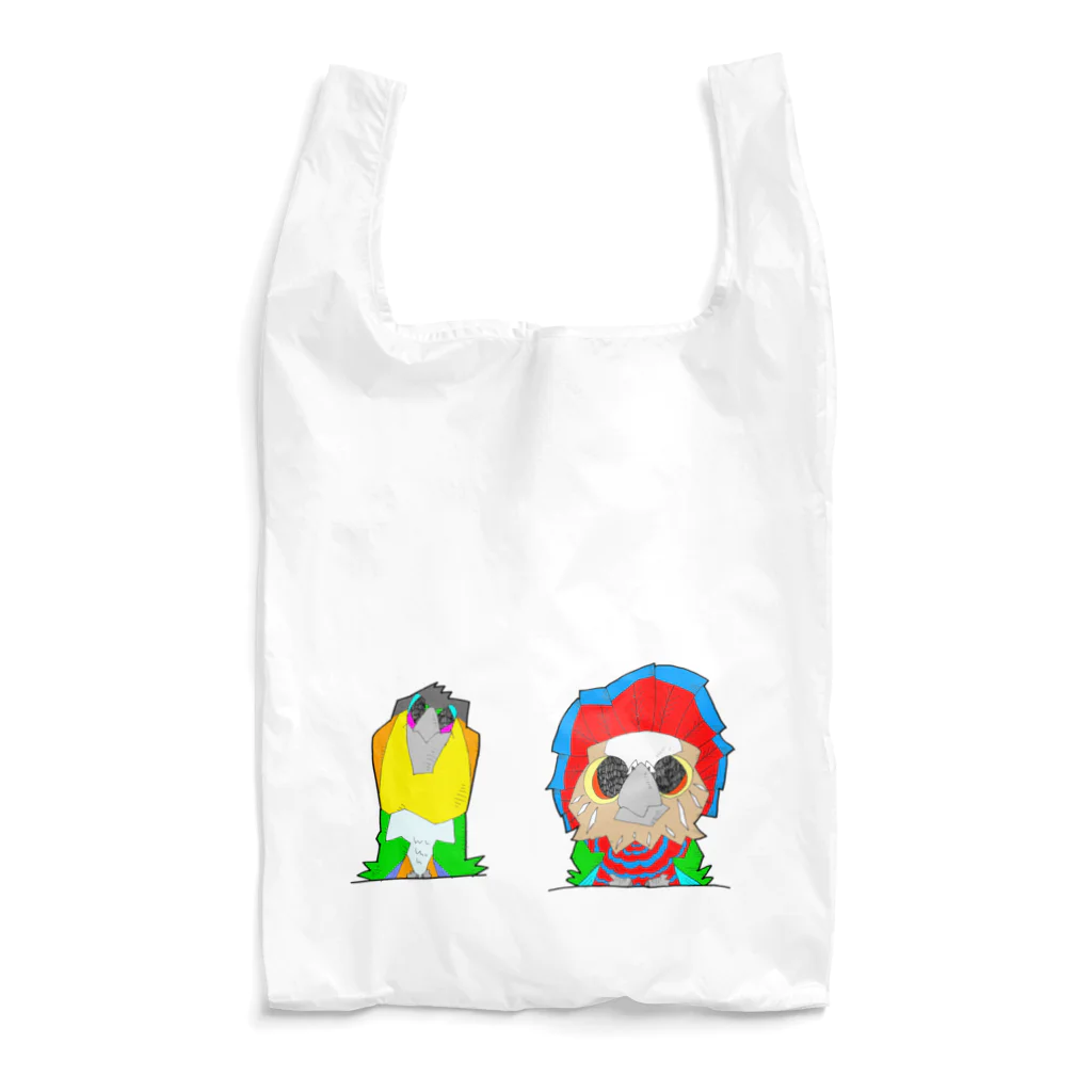 お絵かきスマくんのズグシロとヒオウギ Reusable Bag