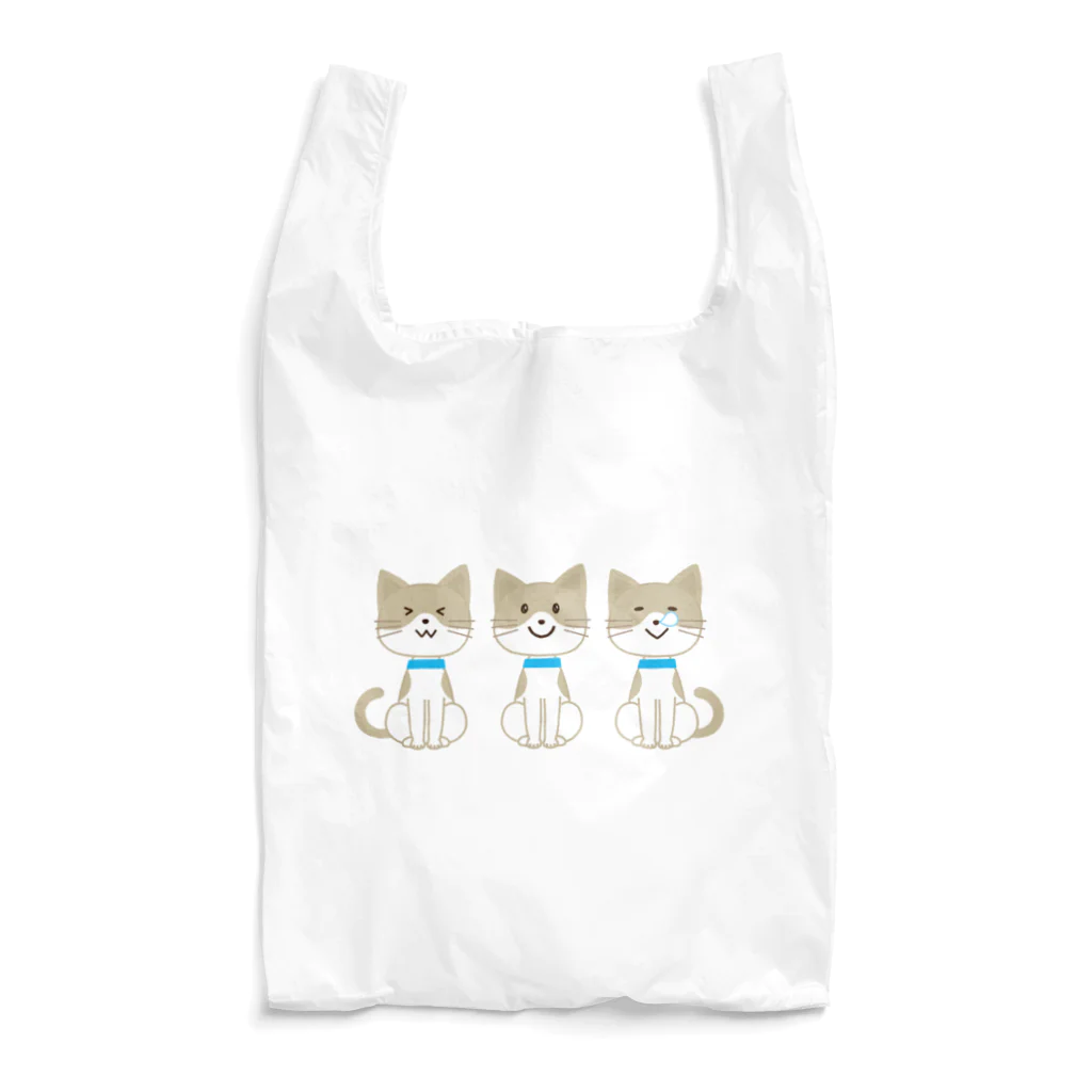 akinko illustrationのなかよしねこ（２） Reusable Bag