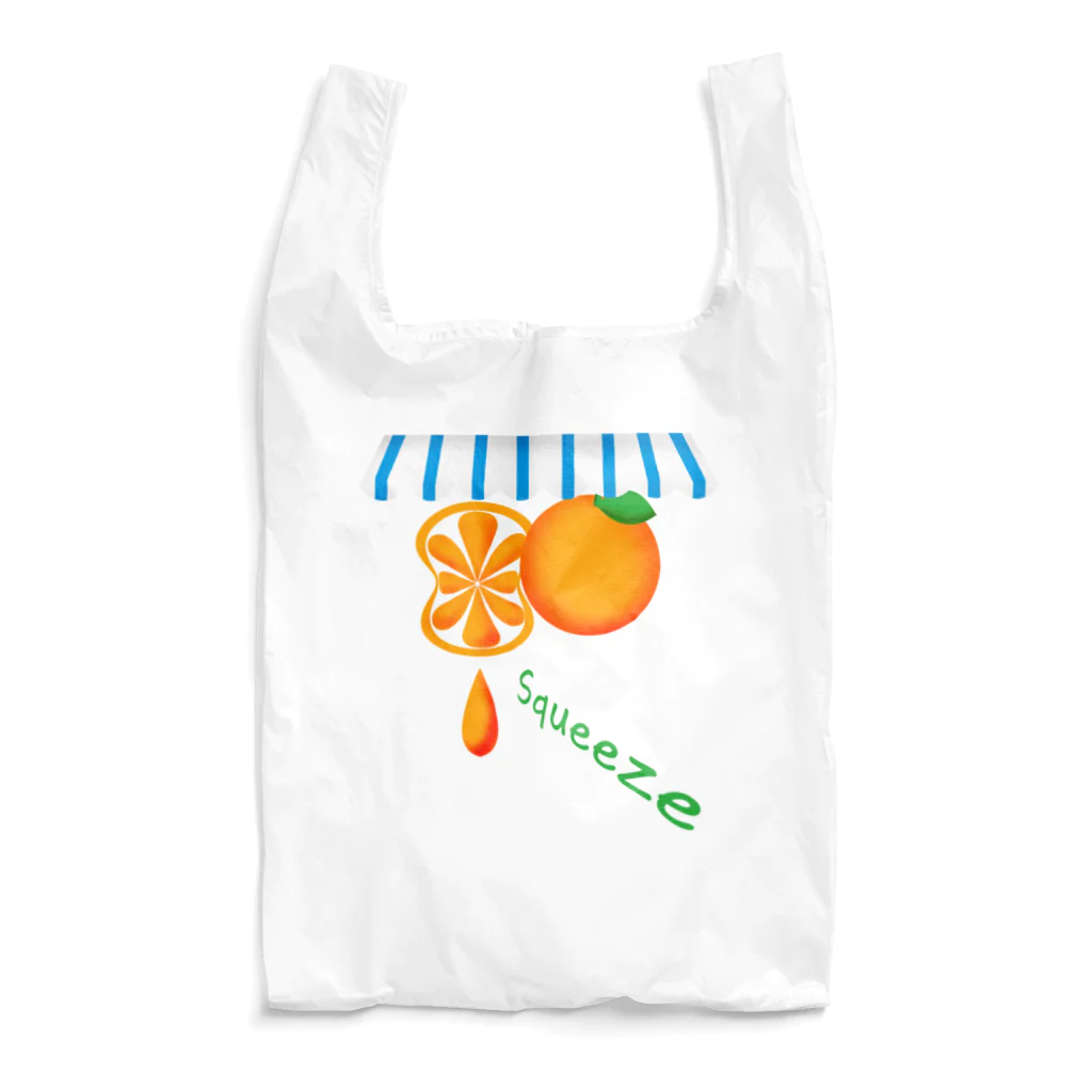 satoharuのオレンジ　ぎゅぎゅぎゅっ Reusable Bag