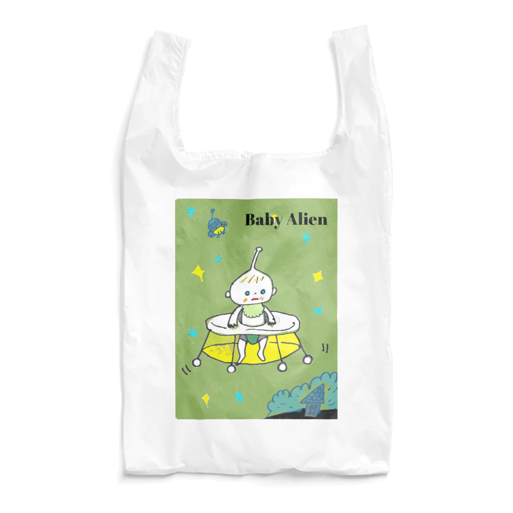 SATOBOU TO ASOBOUのBaby Alien Reusable Bag