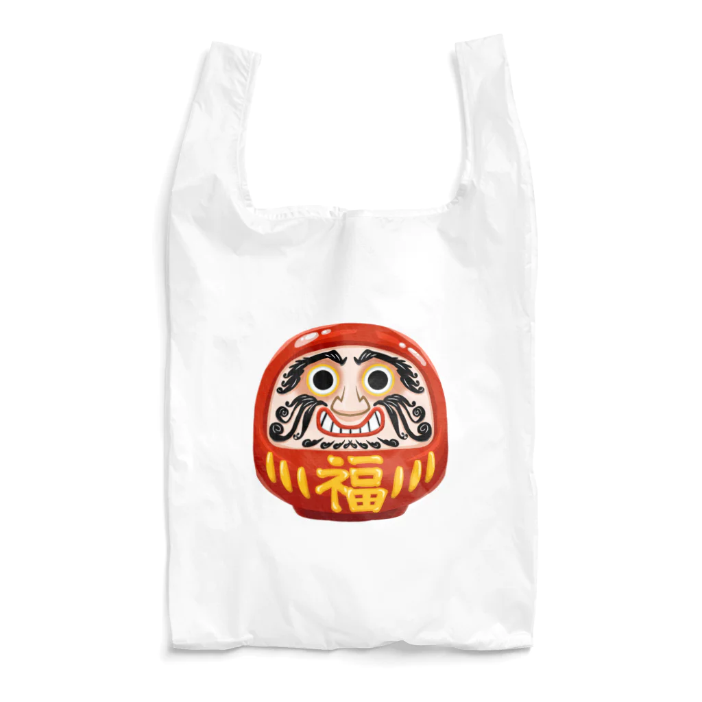 堀越ヨッシーのお店（SUZURI支店）のダルマさん Reusable Bag