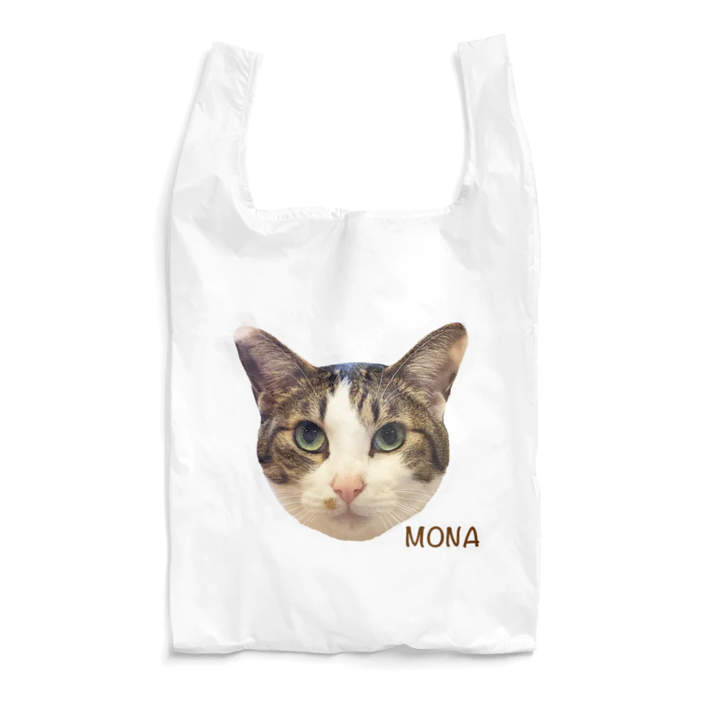 猫カフェ ぶぅたんグッズショップの絵文字モナくん Reusable Bag