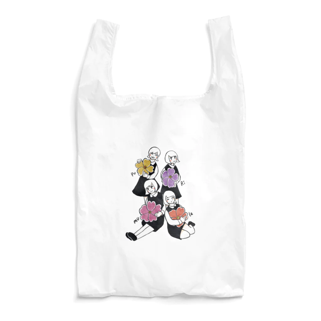 nerineの誕生花イラスト_1月18日_プリムラ Reusable Bag