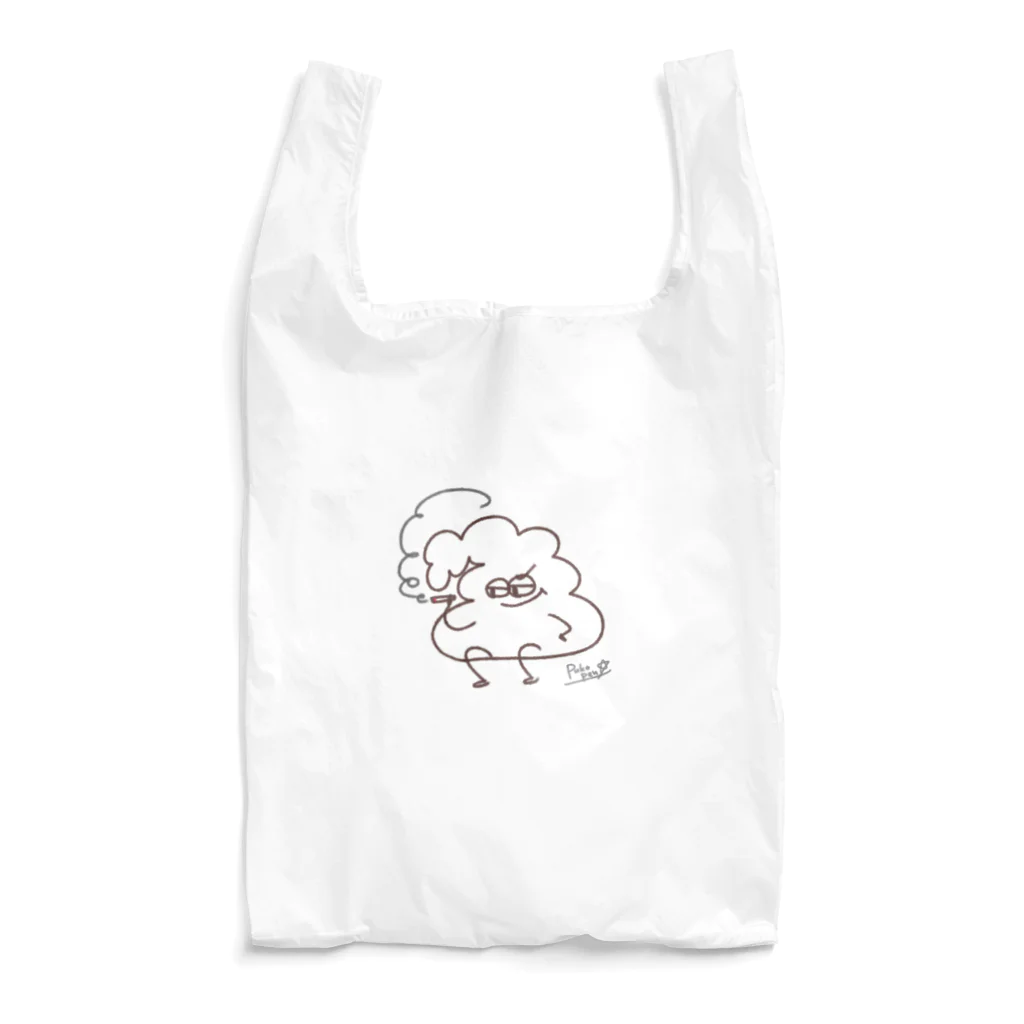 ぷこぷこぺんぺんのリーゼントうんち Reusable Bag