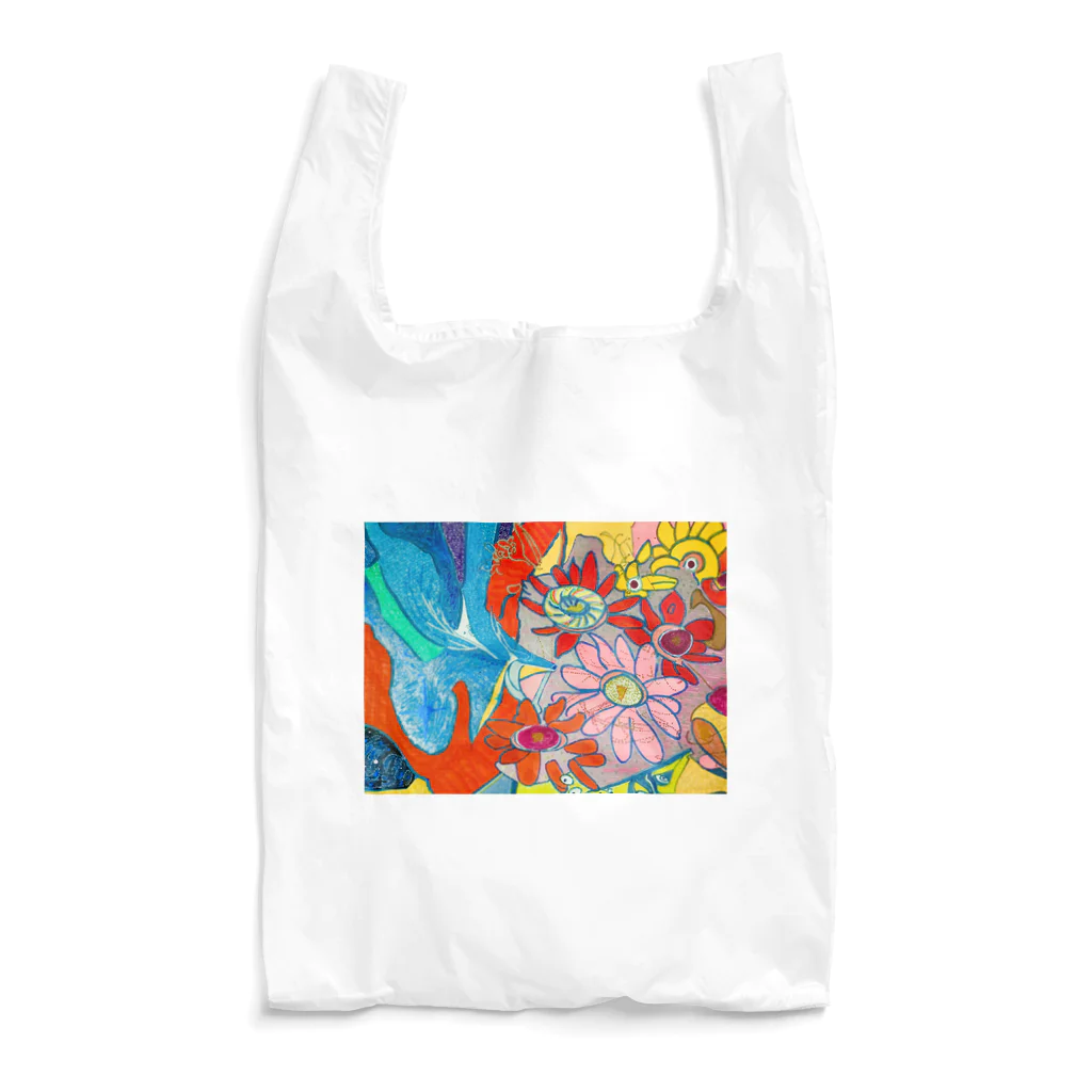 オサルの箱庭の夏の海と花 Reusable Bag