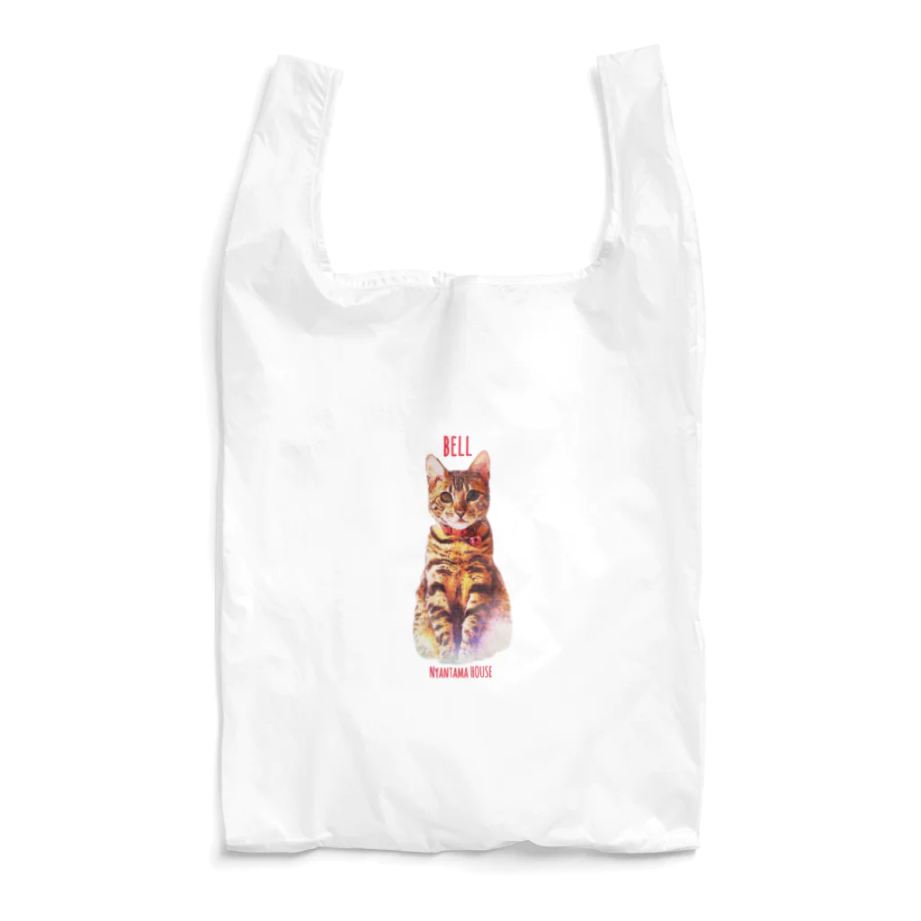 にゃんたまHOUSEのベルシルエット Reusable Bag