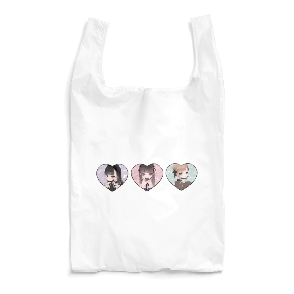 ALCOHOLICのマスクちゃんず Reusable Bag