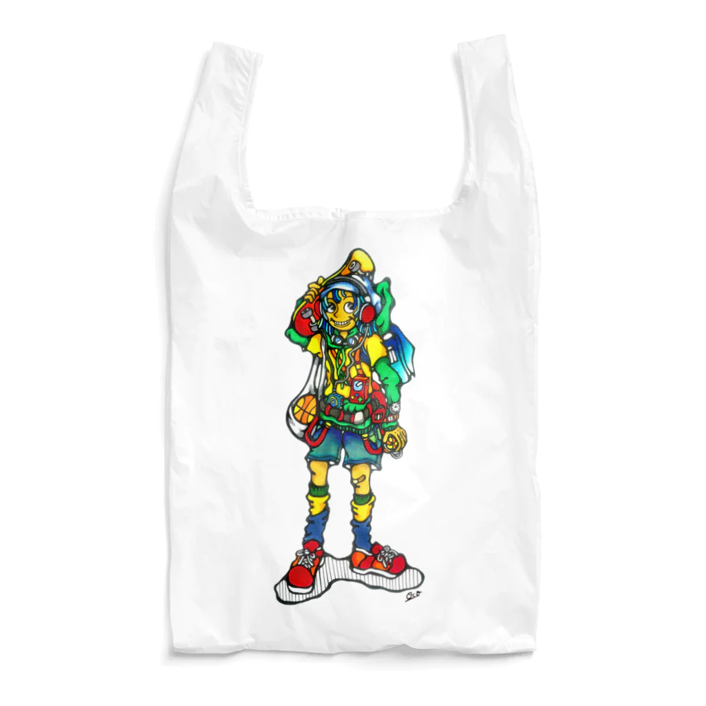 ◆◆◆◆ OCO's SHOP ◆◆◆◆【POP ART】の🌈Play well Play well Reusable Bag