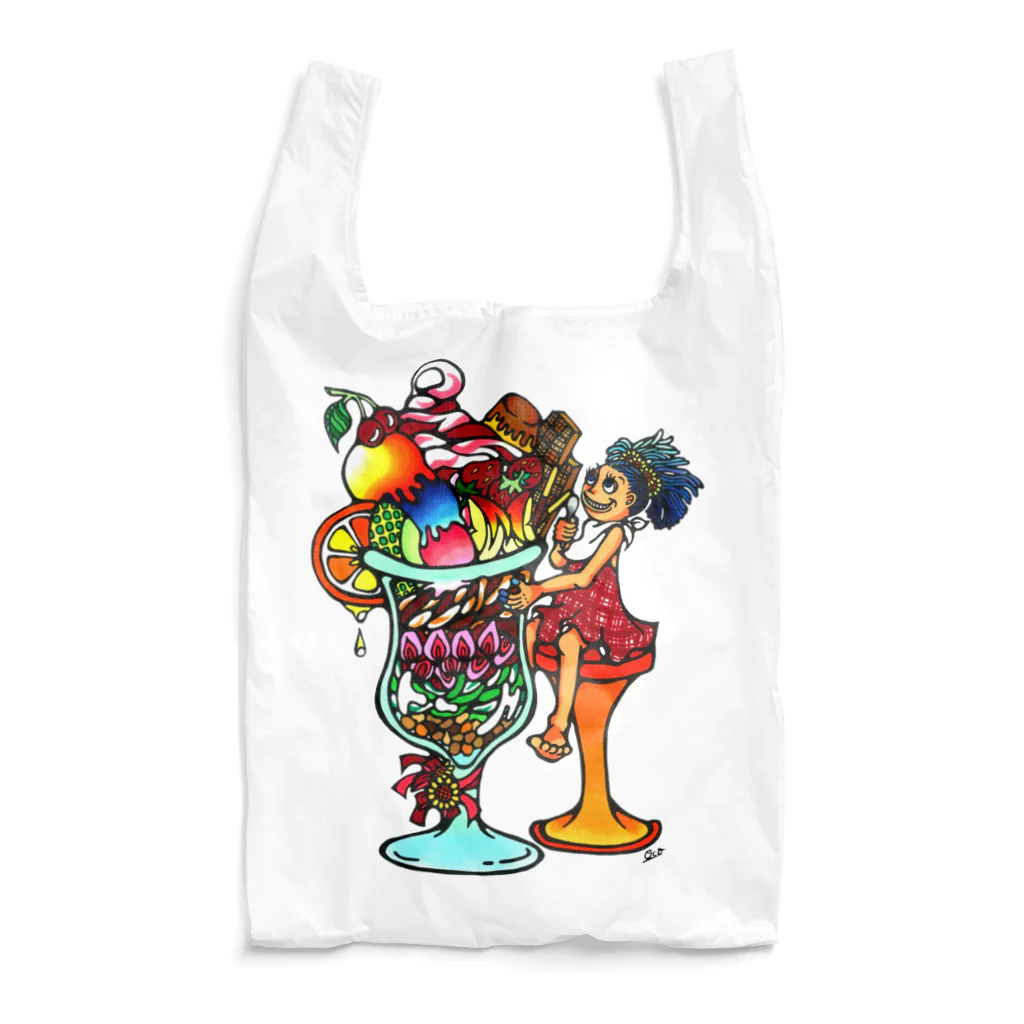 ◆◆◆◆ OCO's SHOP ◆◆◆◆【POP ART】の🌈big pafe Reusable Bag