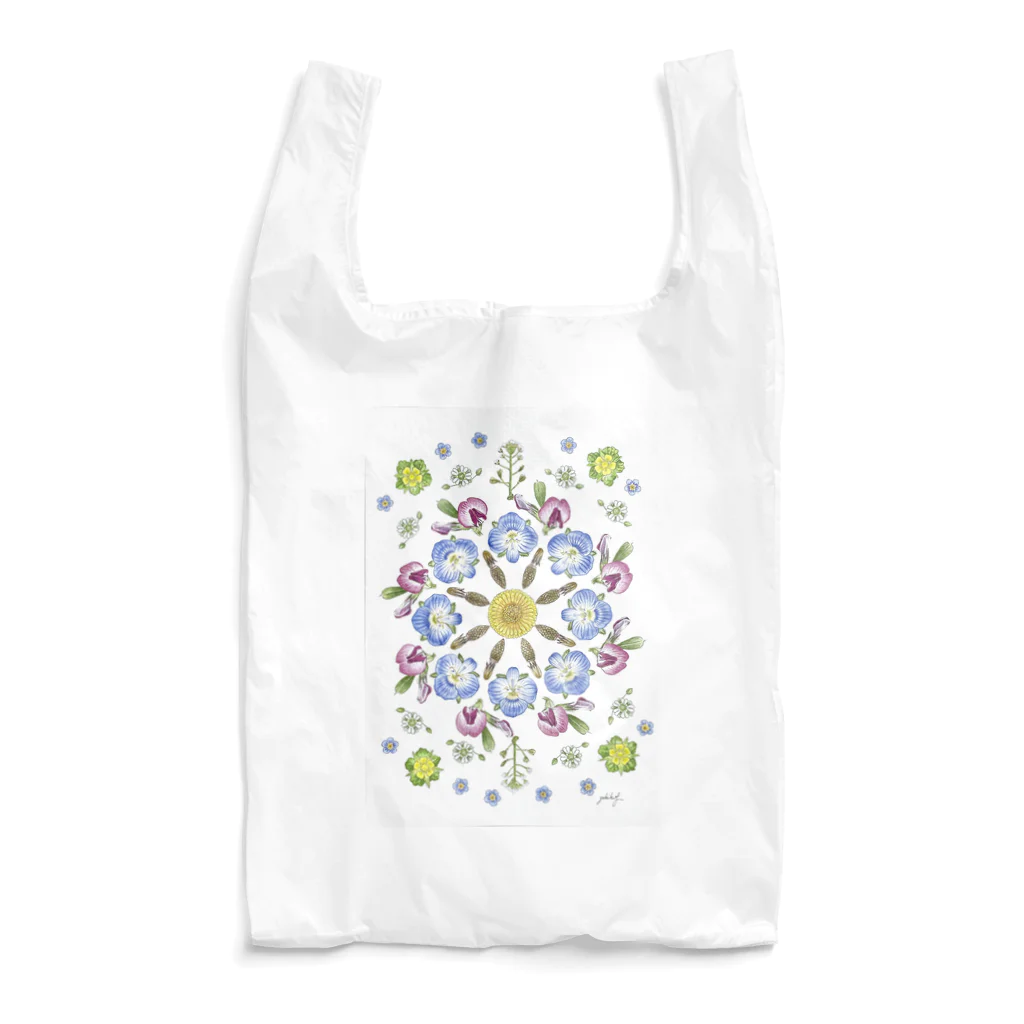 チョビのSpringflower Reusable Bag