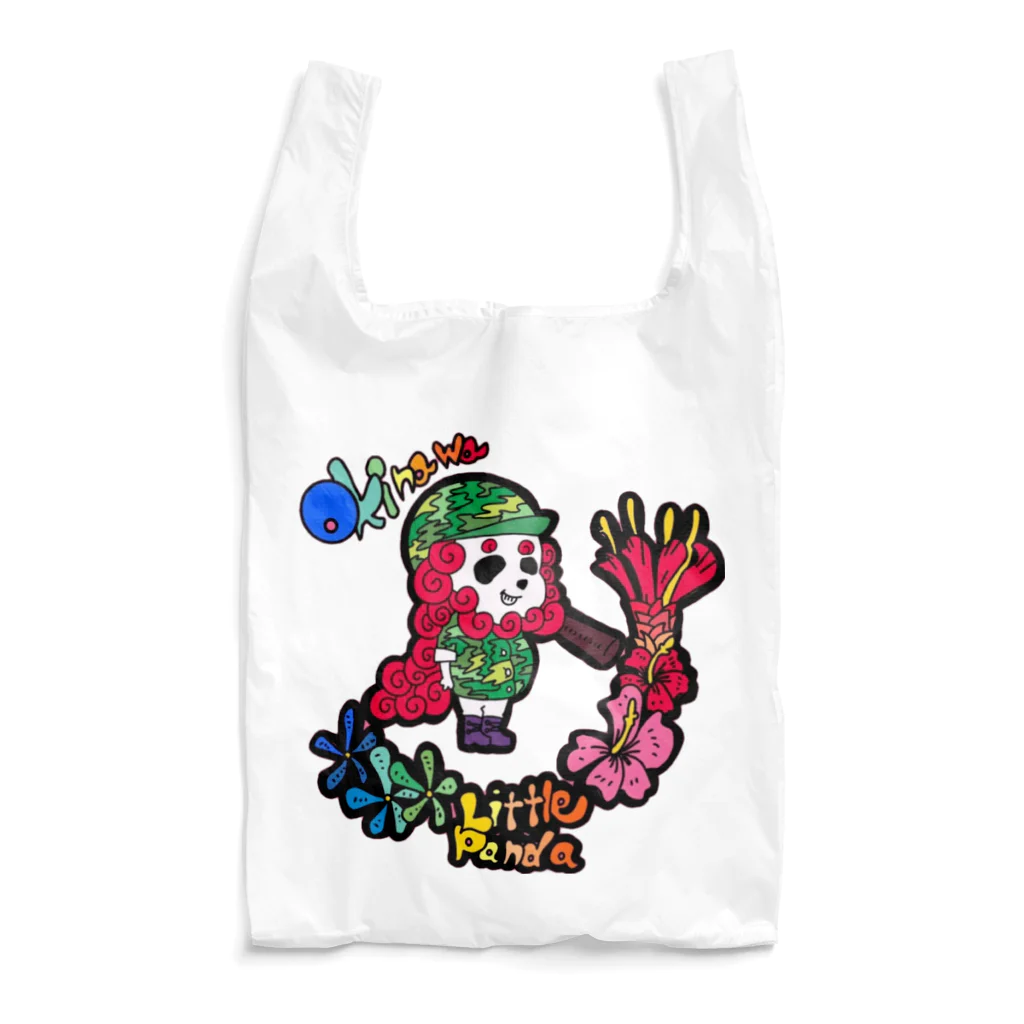 OKINAWA_LITTLE_PANDAのシーサーパンダ Reusable Bag