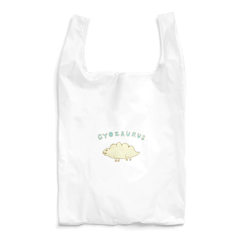 NIKORASU GOのダジャレデザイン「ギョウザウルス」 Reusable Bag