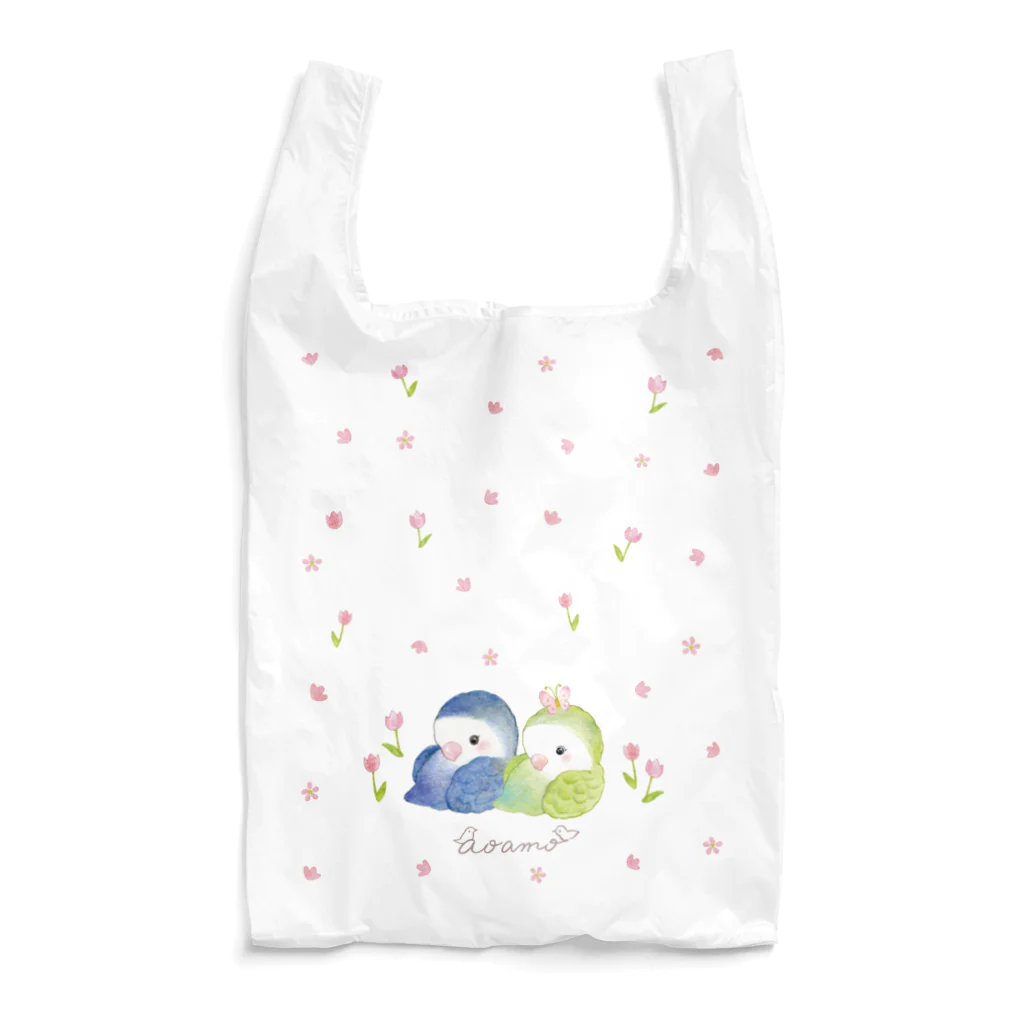 aoamo shopのbaby aoamo お花畑のエコバッグ エコバッグ