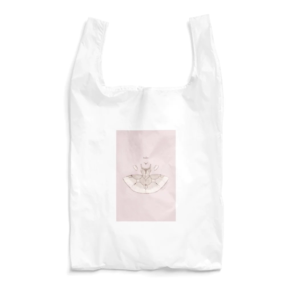 バレエ　SakoHyisoのBallet2(+necklace)Pink Reusable Bag