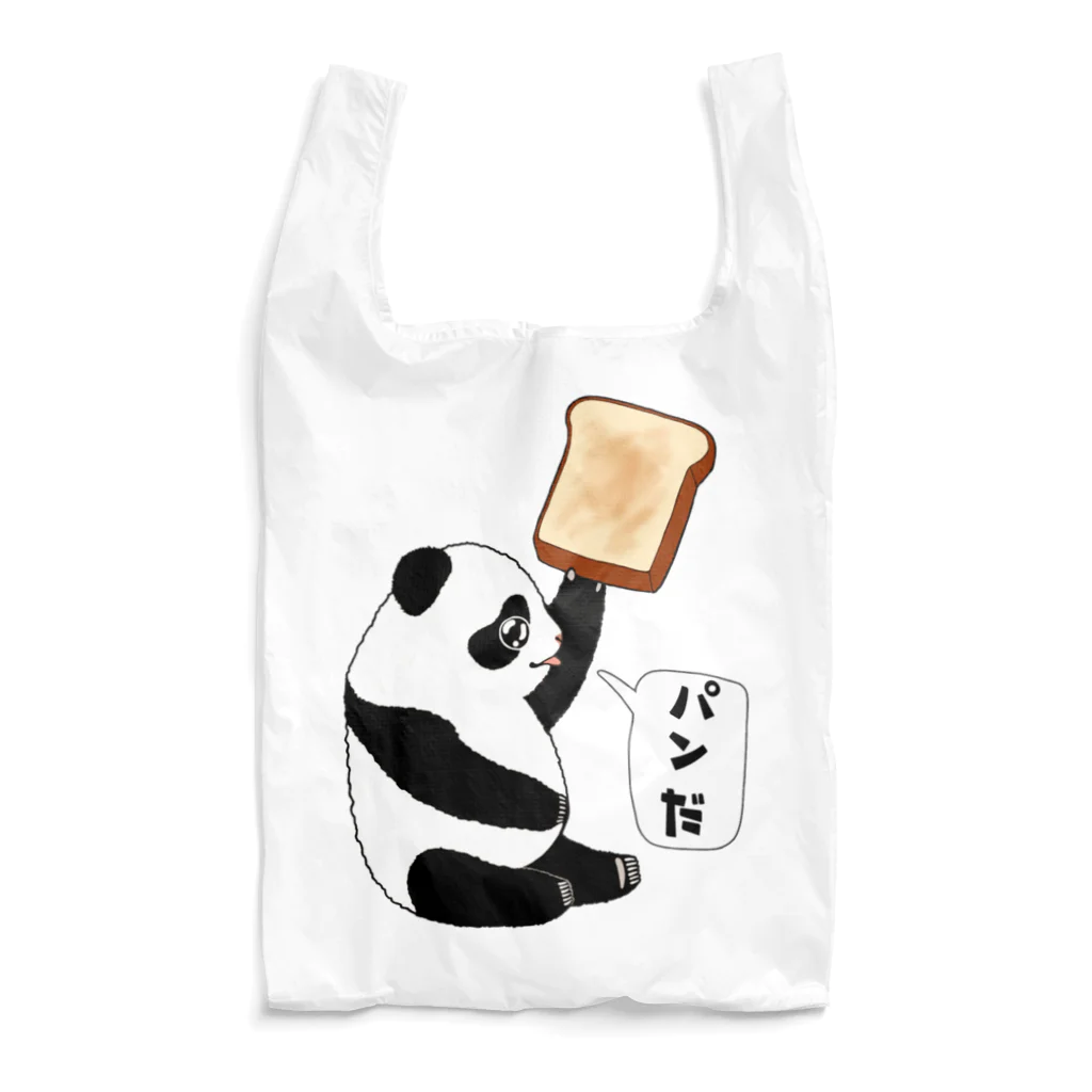 LalaHangeulの「パンだ」とつぶやく子パンダ Reusable Bag