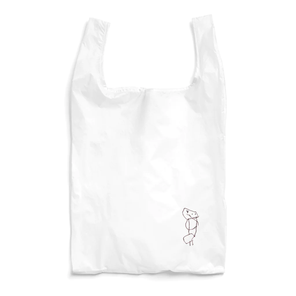 EiとKeiのお店の初めての4歳の似顔絵 Reusable Bag