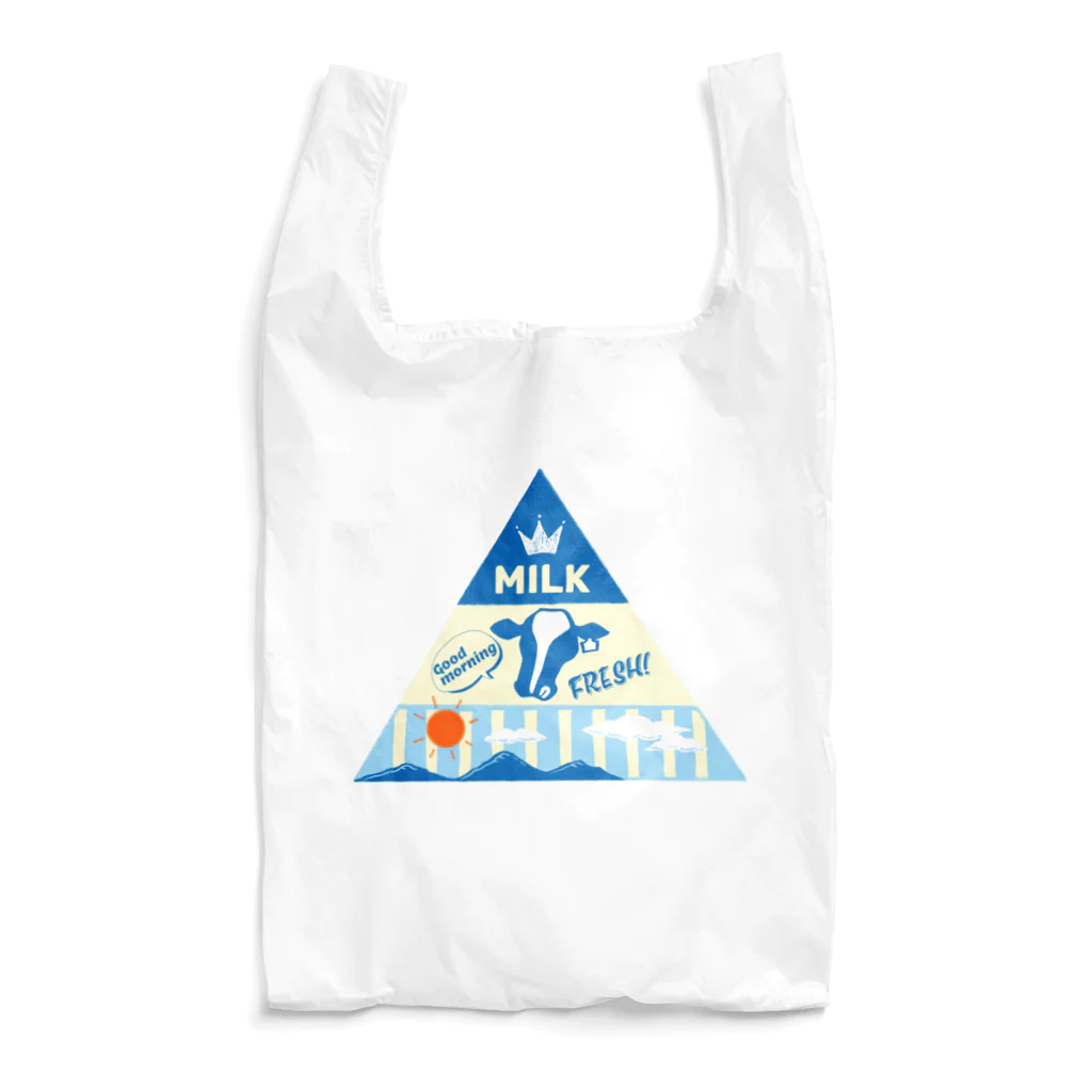 〇屋の三角パック牛乳 Reusable Bag