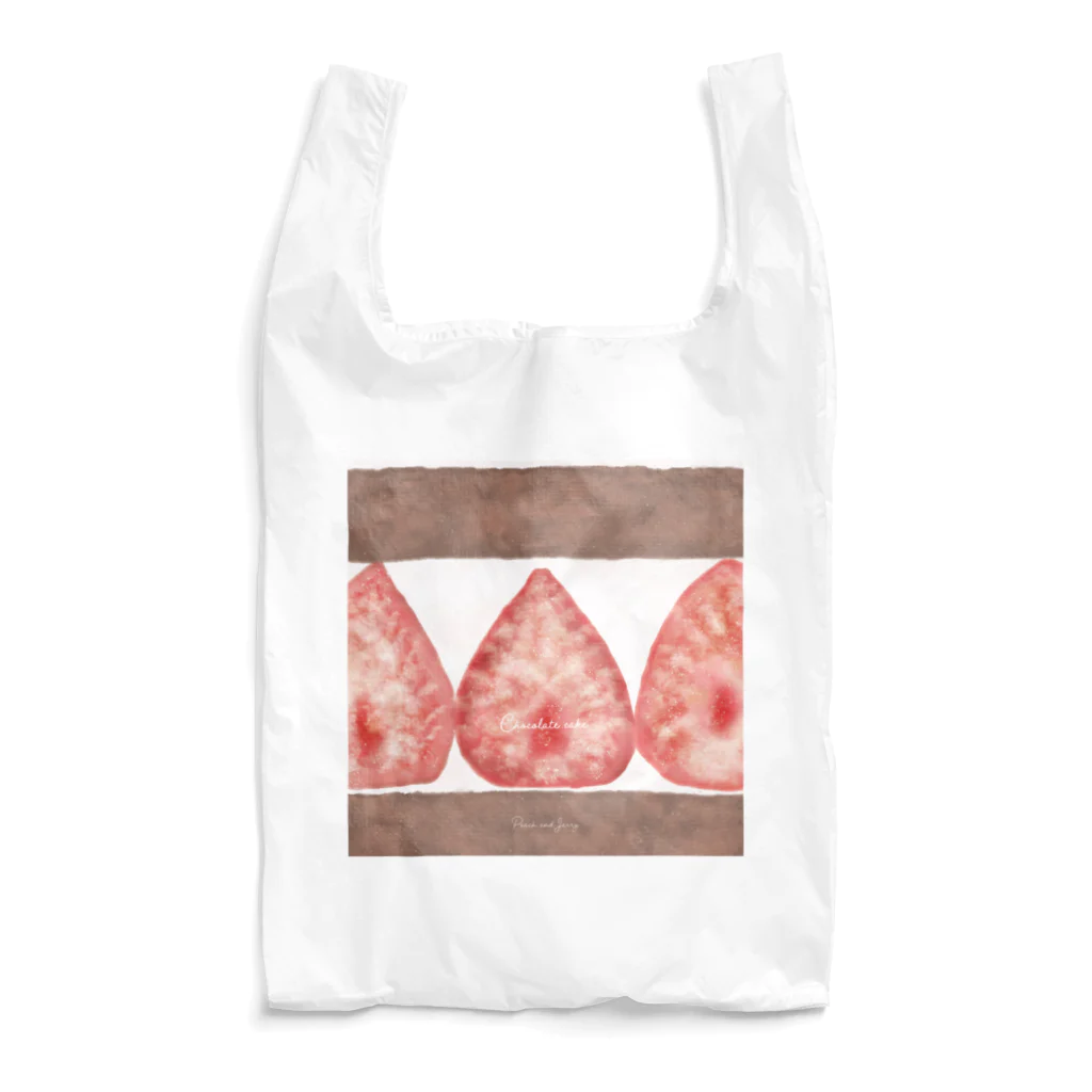 Peach and JerryのChocolate cake Reusable Bag