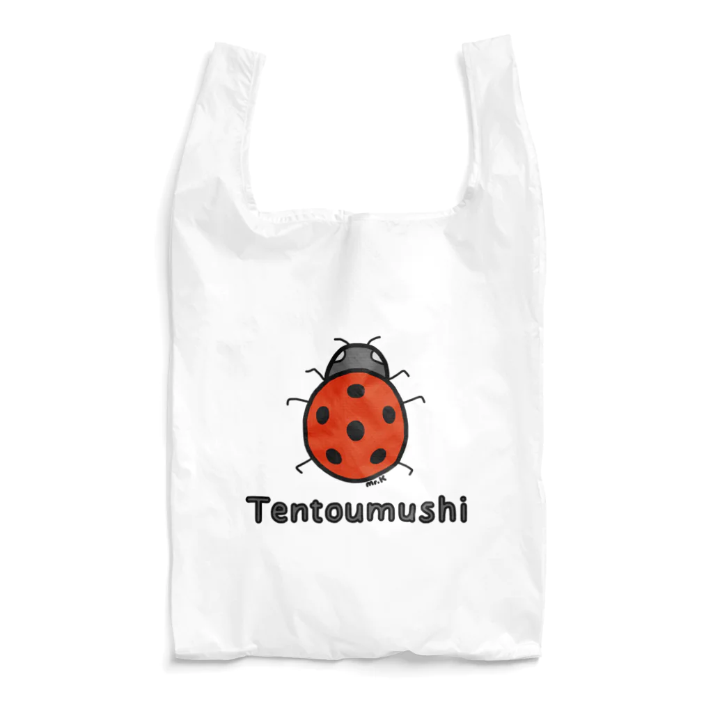 MrKShirtsのTentoumushi (てんとう虫) 色デザイン エコバッグ