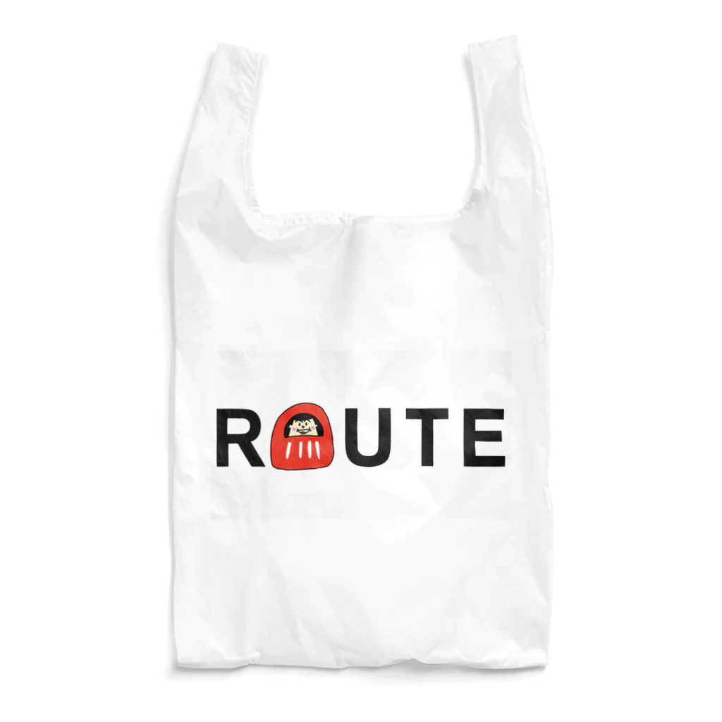 ROUTEのだるまROUTEくん エコバッグ