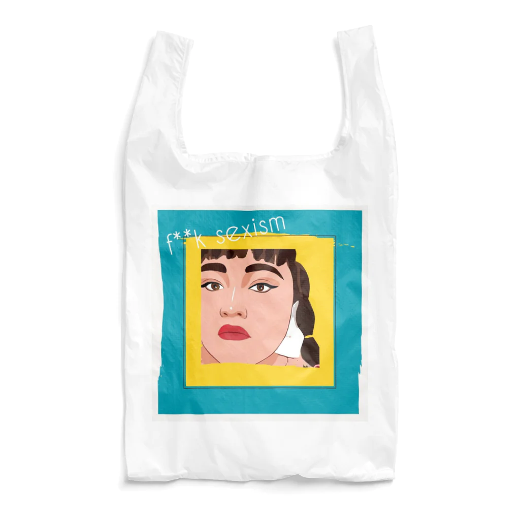 ドルちゃん＆スヌープさんと、ドナルド氏。の#黙らないどるちゃん + 「F**K SEXISM」 Reusable Bag