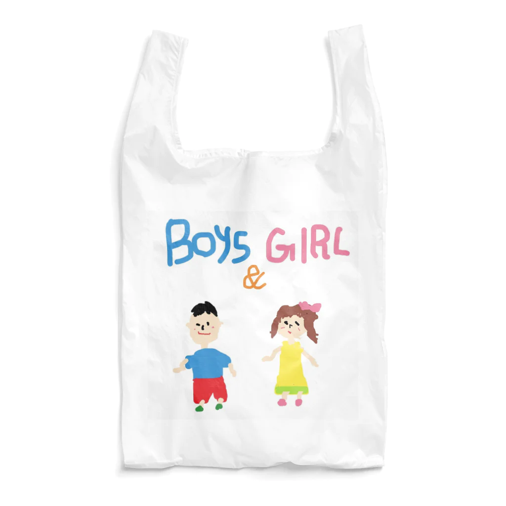 絵が下手な人。のBoys & Girls エコバッグ