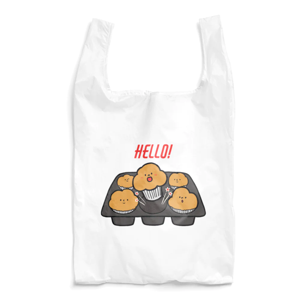 とことこ(パンの人)の焼けたよマフィン Reusable Bag