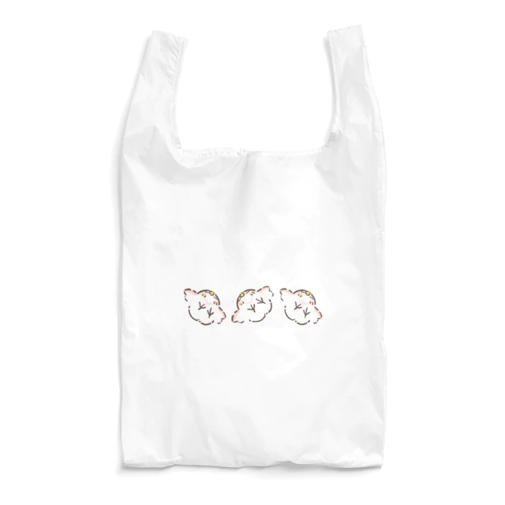 ✧˖°◝˖✧まんまるピヨ吉˖✧◝˖✧。の３連ピヨ吉 Reusable Bag