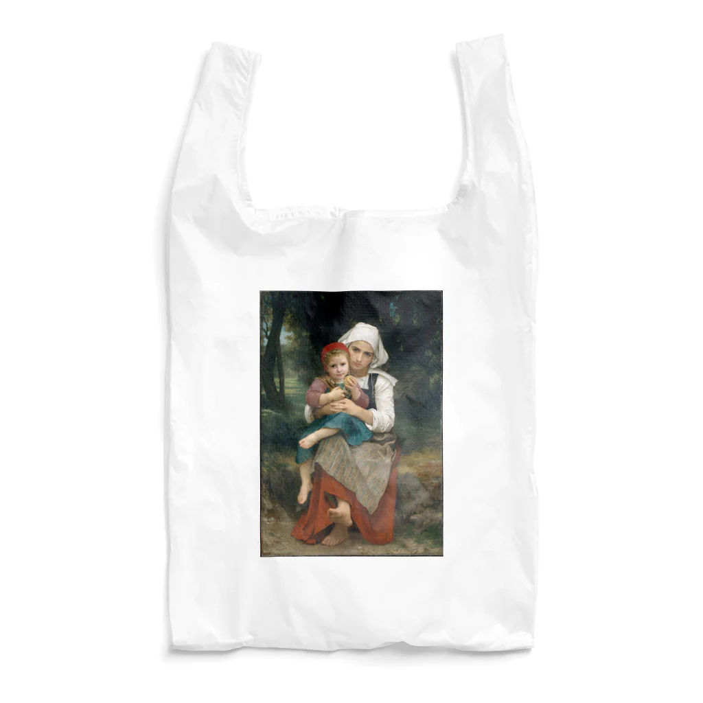 Masterpieceのウィリアム・ブーグロー 　/　ブリュターニュの兄弟姉妹　Breton Brother and Sister 1871 Reusable Bag