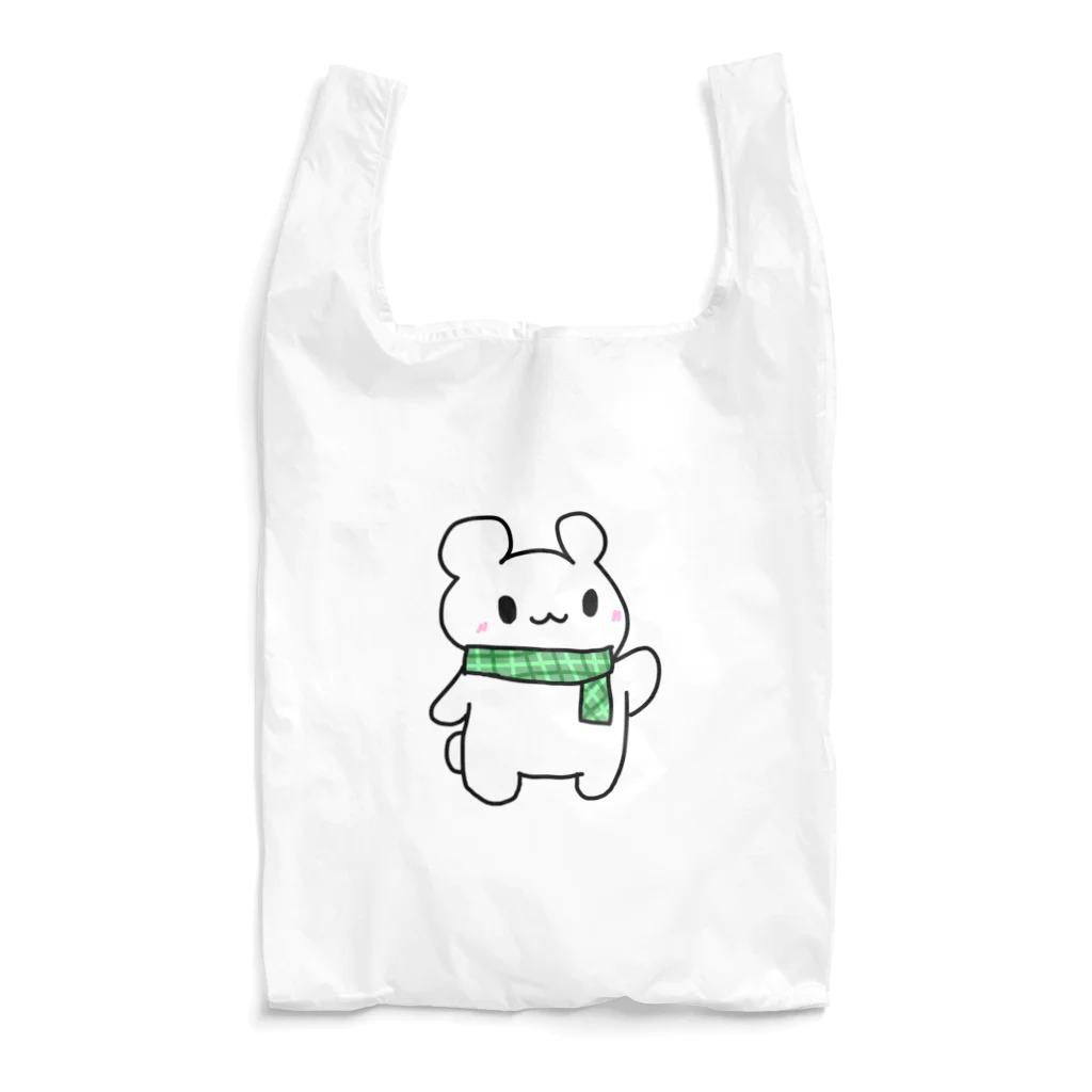 しろくまのまきまきまふらー Reusable Bag