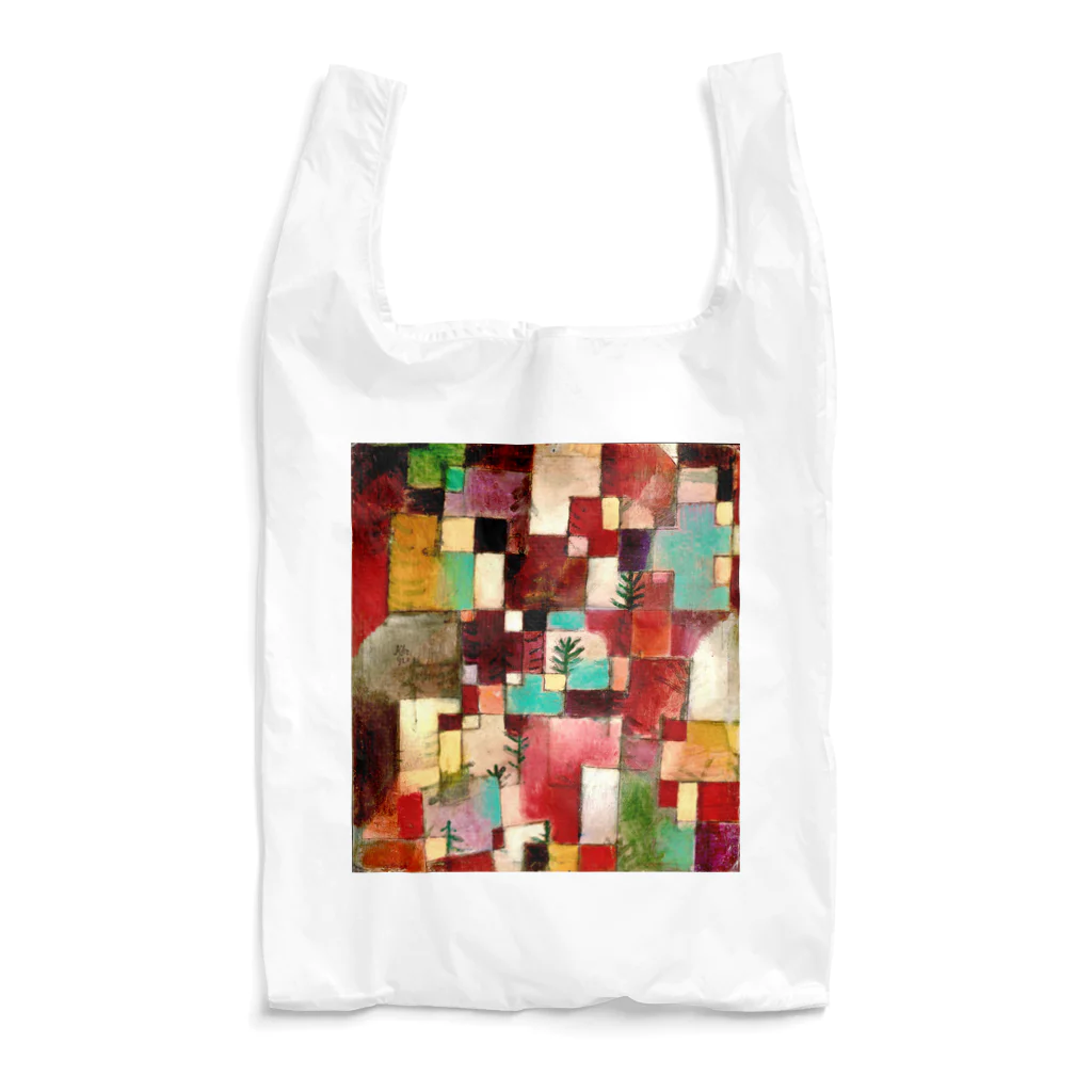 世界の絵画アートグッズのパウル・クレー《レッドグリーンとバイオレットイエローのリズム》 Reusable Bag