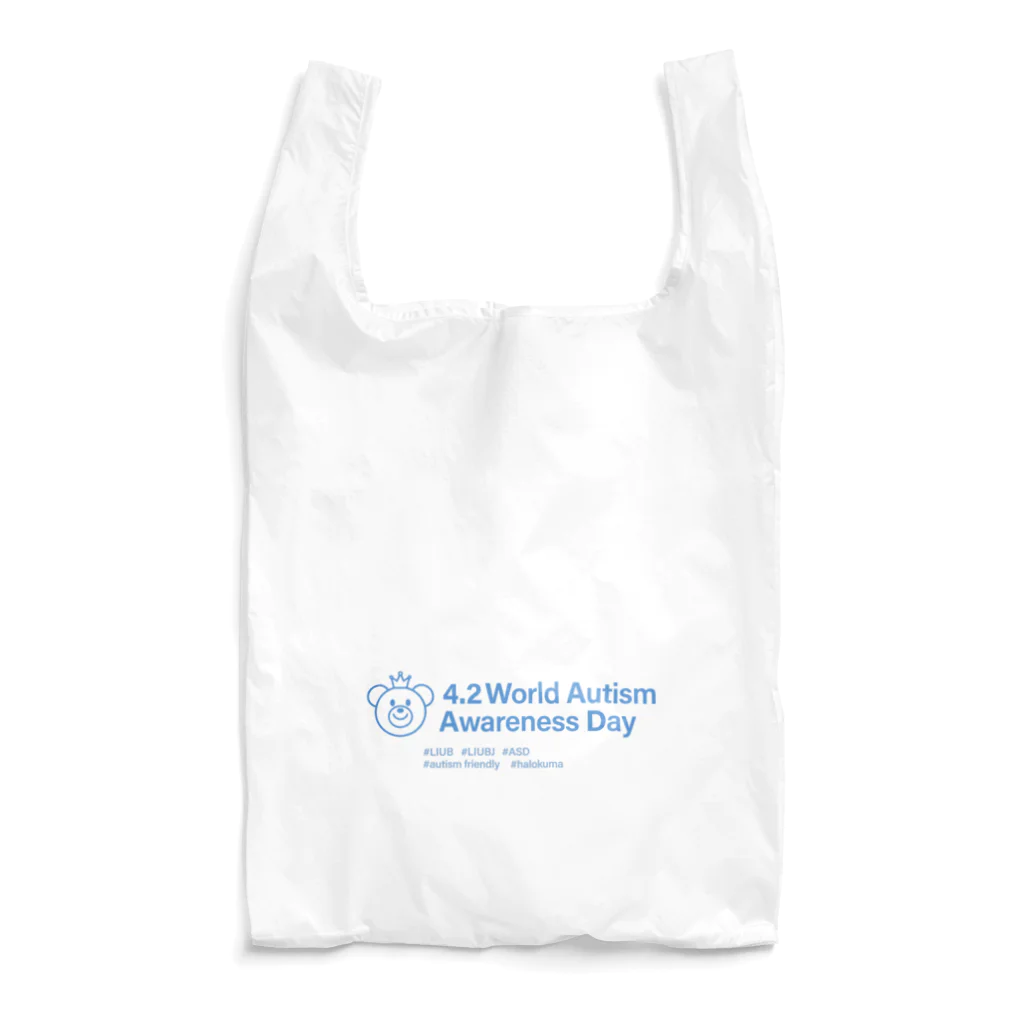 happy_autismのhalokuma  エコバッグ Reusable Bag