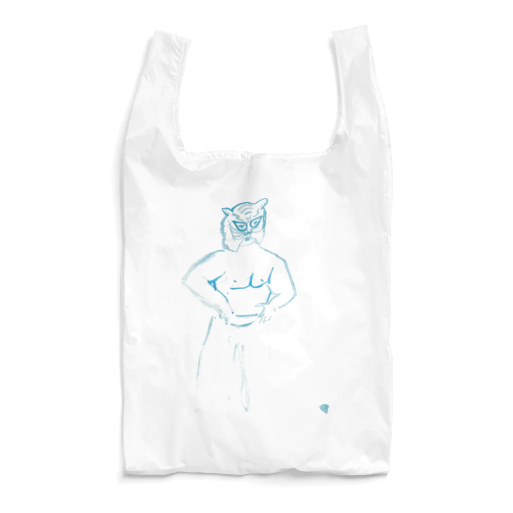 シボネボルケ商店の左桂もも「トラレスラー」 Reusable Bag