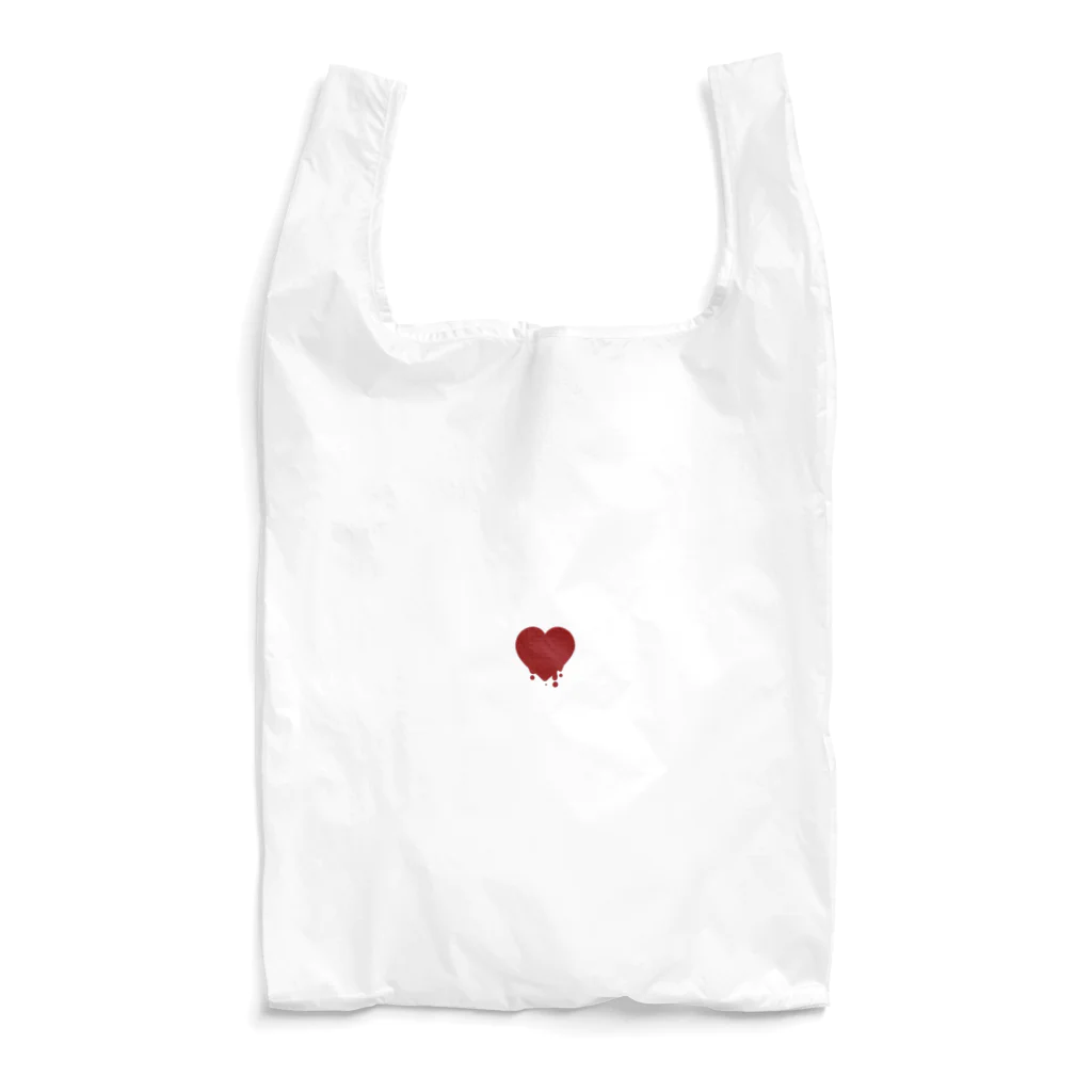 NICO FACTORYの赤いハート Reusable Bag