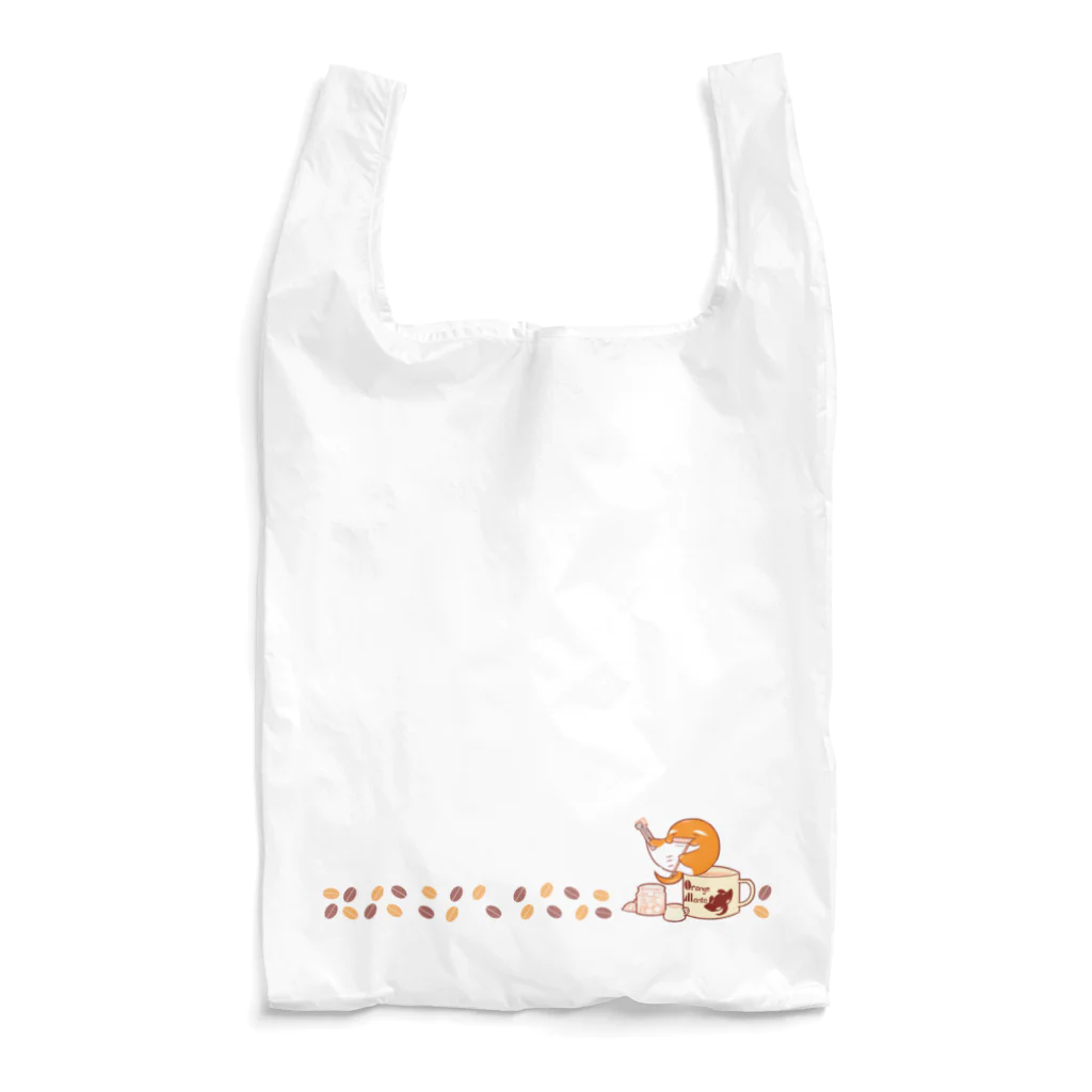 にとりうむ-NiTorium-🔸オレンジマンタのグッズのオレンジマンタ(コーヒータイム) Reusable Bag