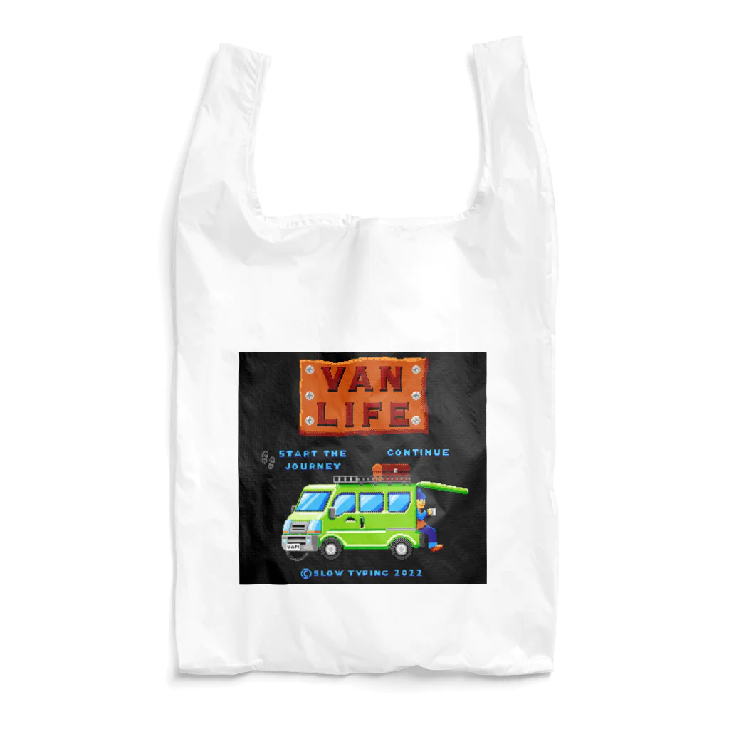 スロータイプ書店 Slowtype BooksのVAN LIFE バンライフ 257-1 Reusable Bag