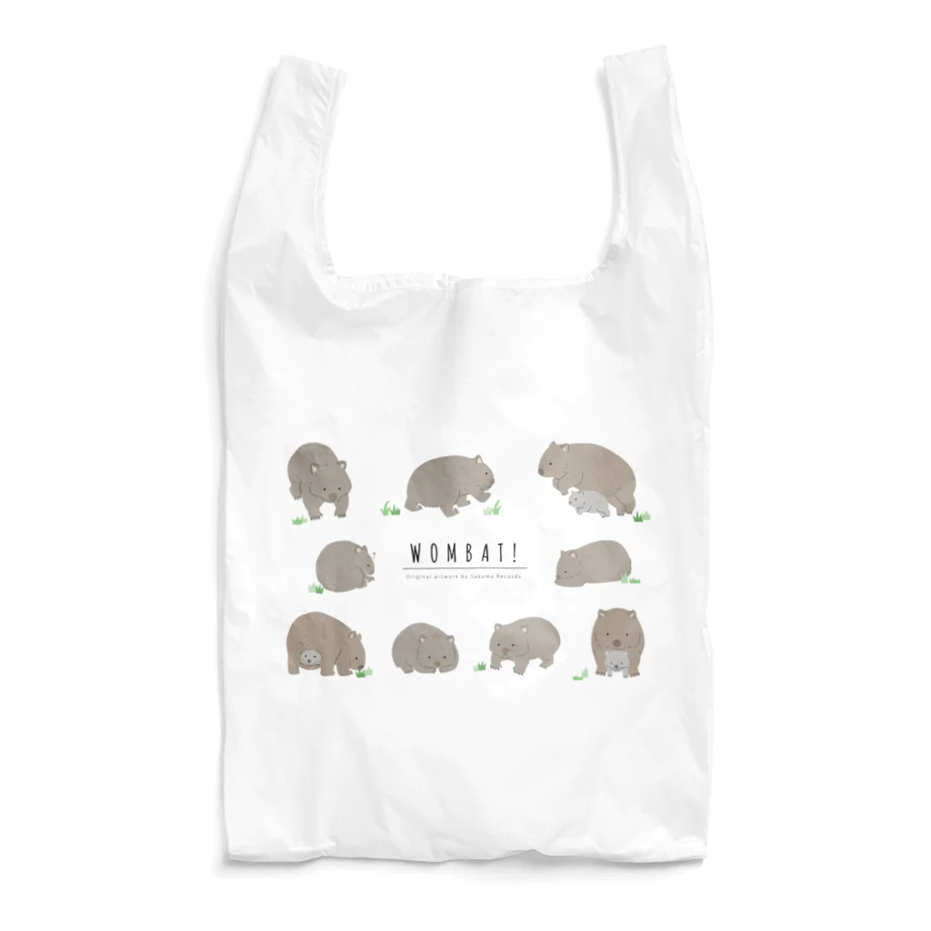 SAKUMA RECORDSの集合！ウォンバット Reusable Bag