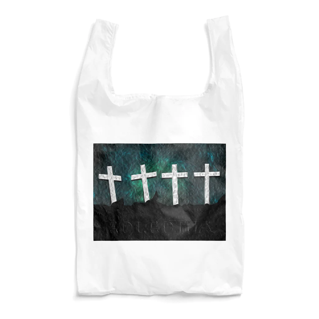 Ａ’ｚｗｏｒｋＳのGOLGOTHA OIL PAINTING Reusable Bag