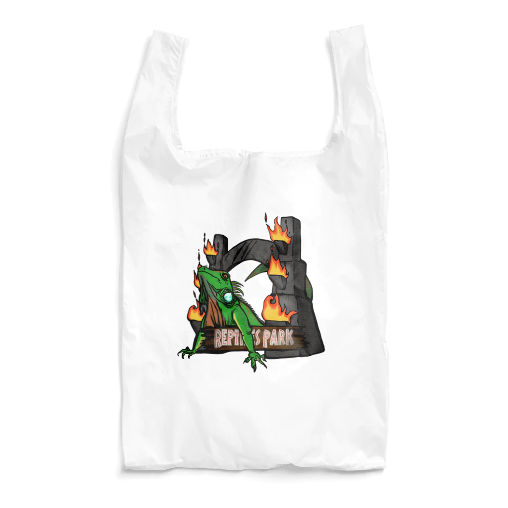 R's houseのグリーンイグアナパーク Reusable Bag