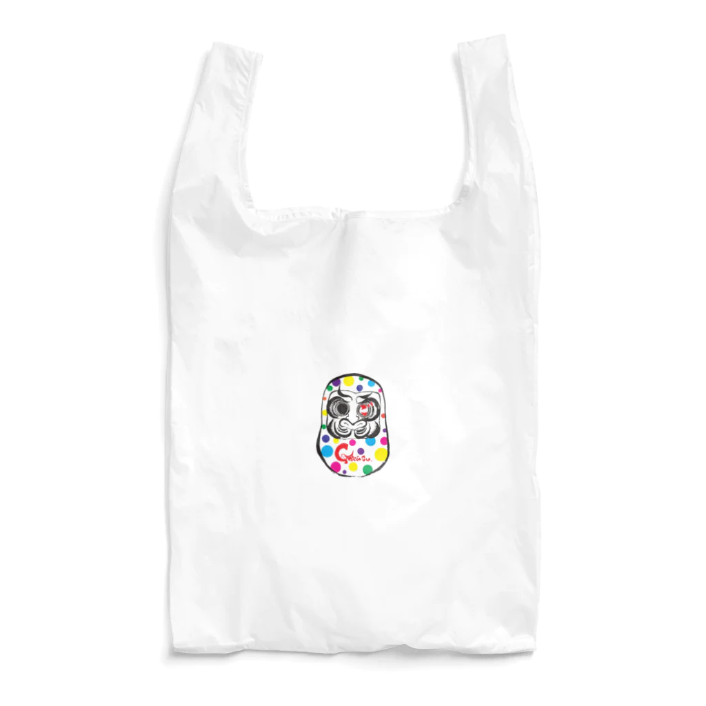 G-Styleの黒縁Gowasu達磨 Reusable Bag