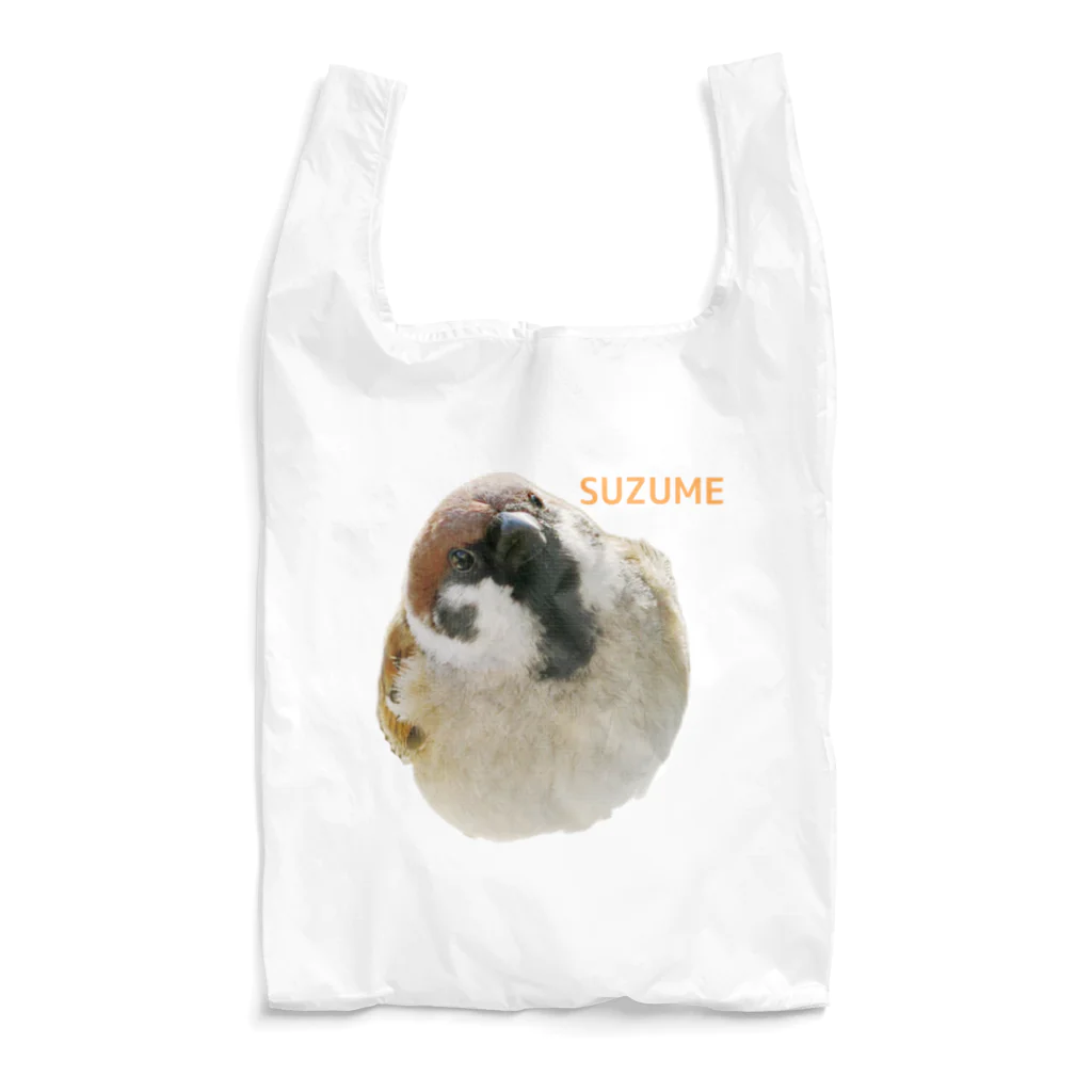 little bird..☆のすずめのちゅんちゃんエコバッグ。 Reusable Bag