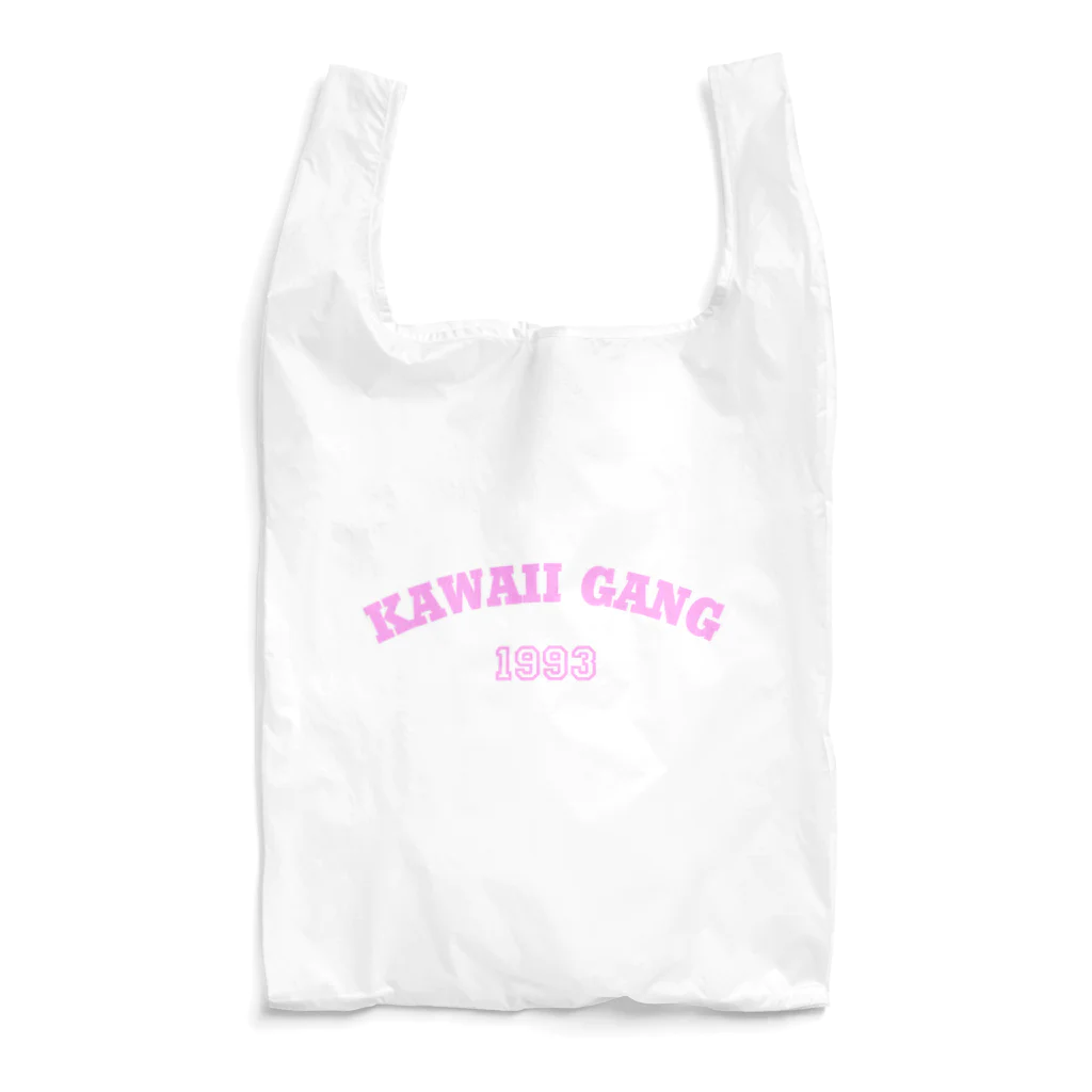 永遠の10代のKAWAII GANG EST.1993(⁎⁍̴̆Ɛ⁍̴̆⁎) エコバッグ