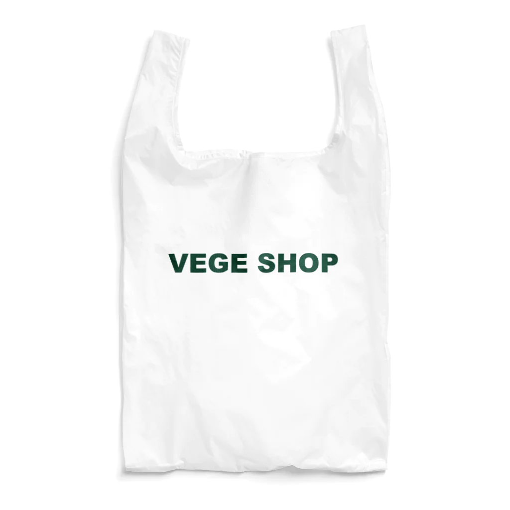 VEGE SHOPのVEGE SHOP 緑文字 エコバッグ